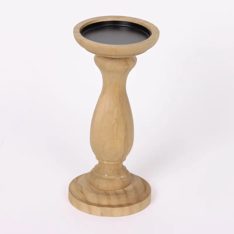 Wood Candle Holder