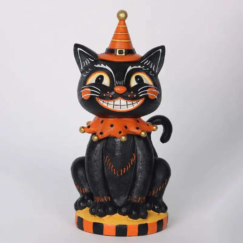 10" Halloween Table Top Cat