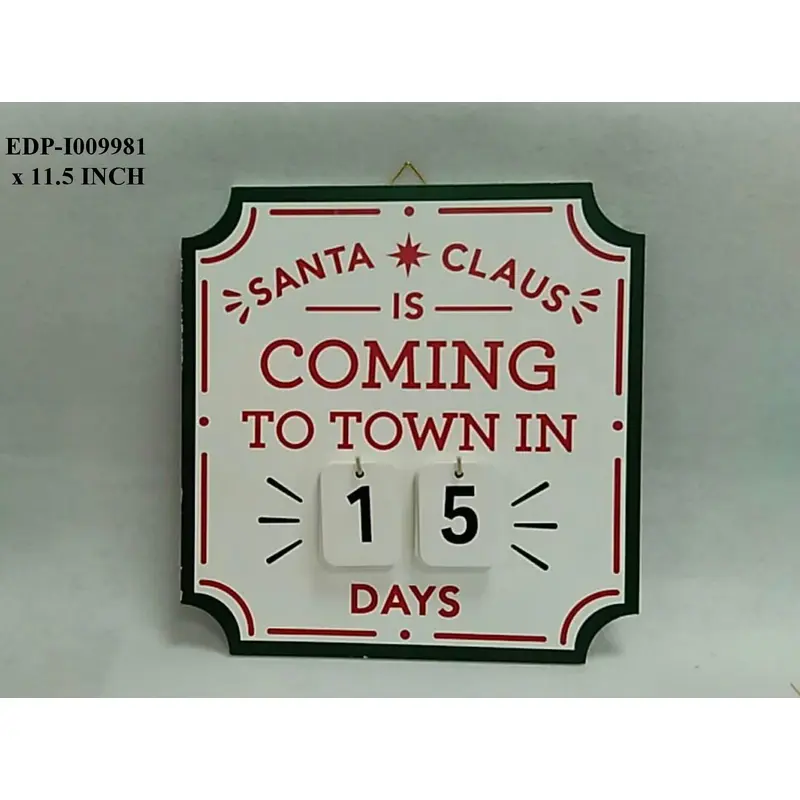 11.5"H. Christmas Signage