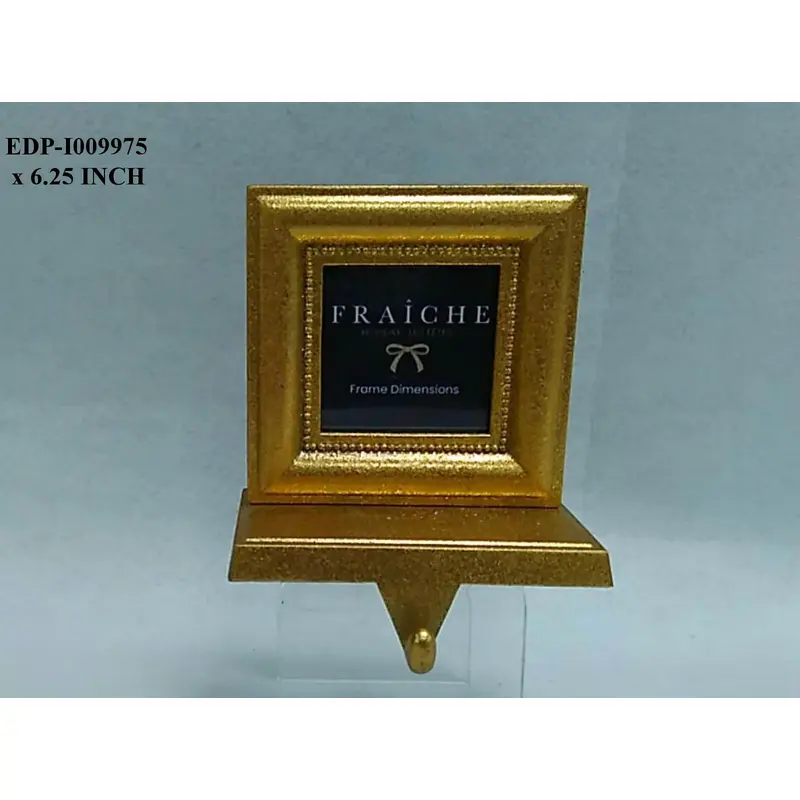6.25"H.Gold Frame Stocking Holder