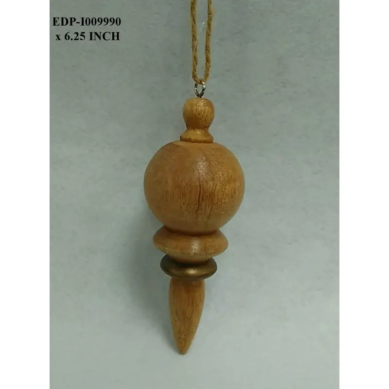 6.25"  Wood Finial Orn