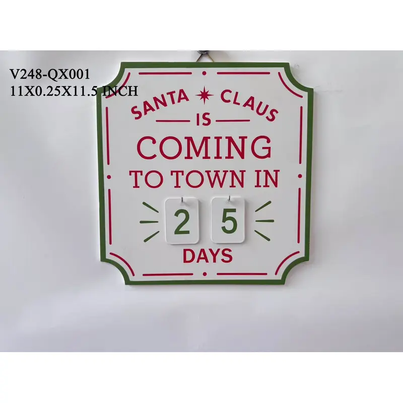11.5" Christmas Hanging Signage