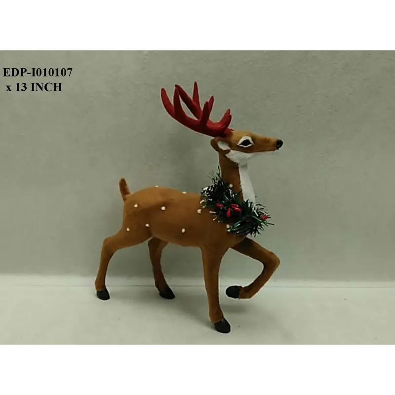 13.0" Natural Standing Reindeer