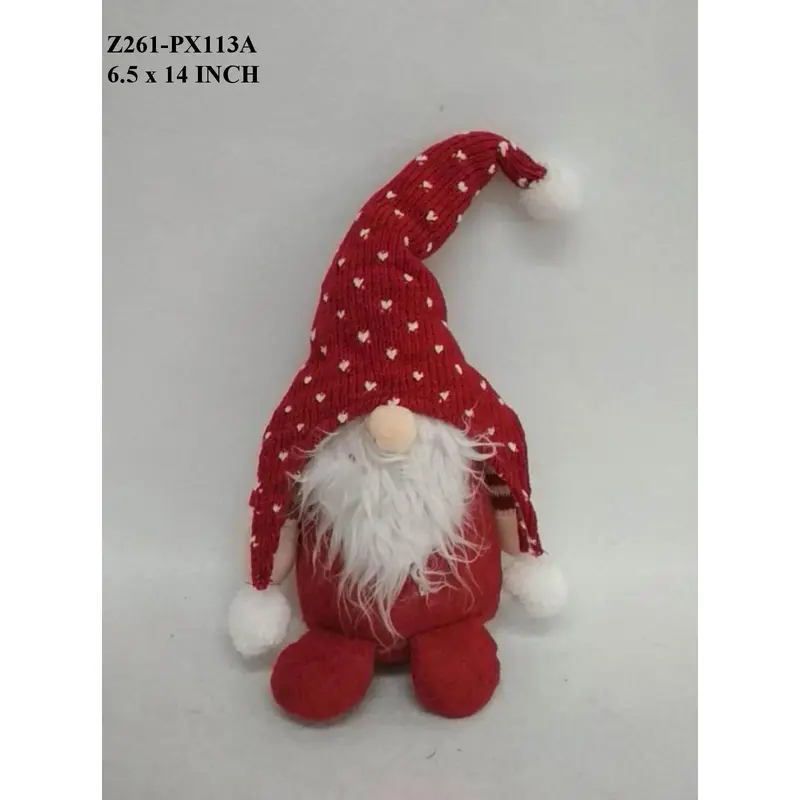 13" Sitting Red Gnome