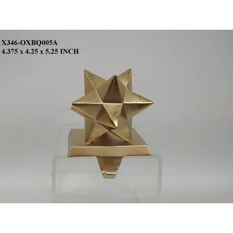 5.25" Multi pointed Star Stocking Holder