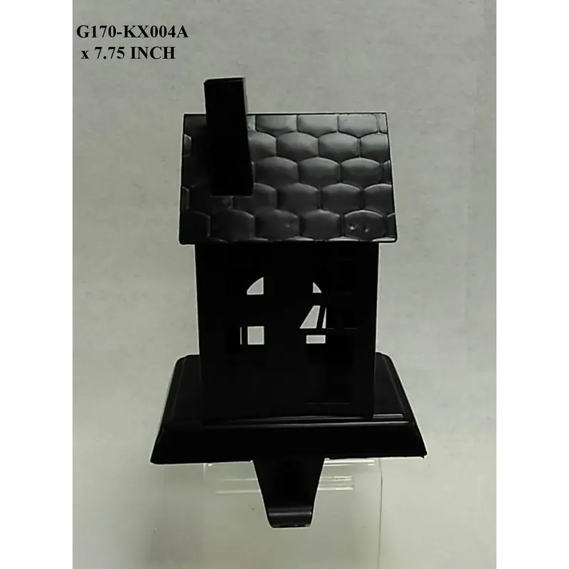 7.75"H. Metal House Stocking Holder