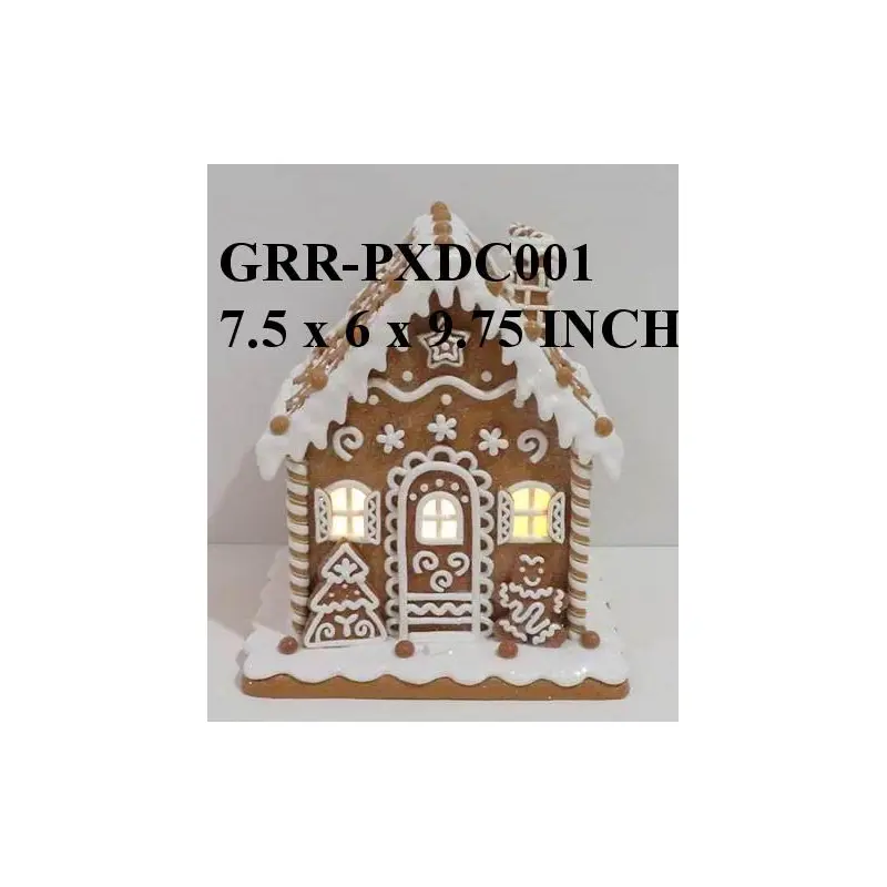 9.75" Ginger Breadhouse