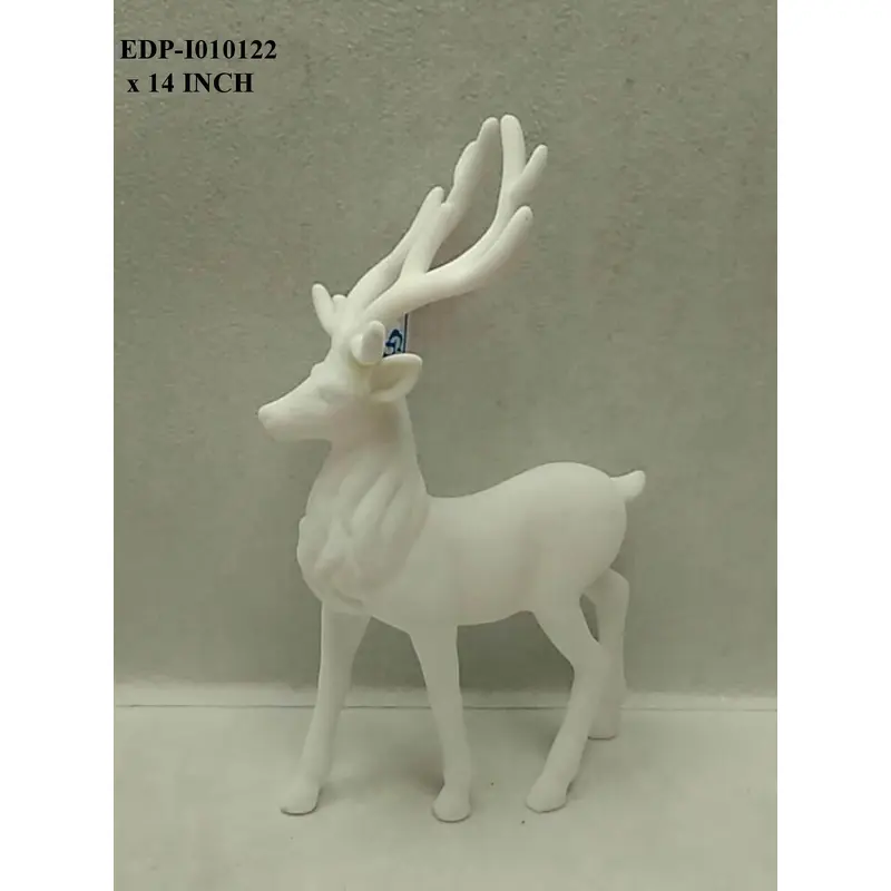 White Standing Reindeer