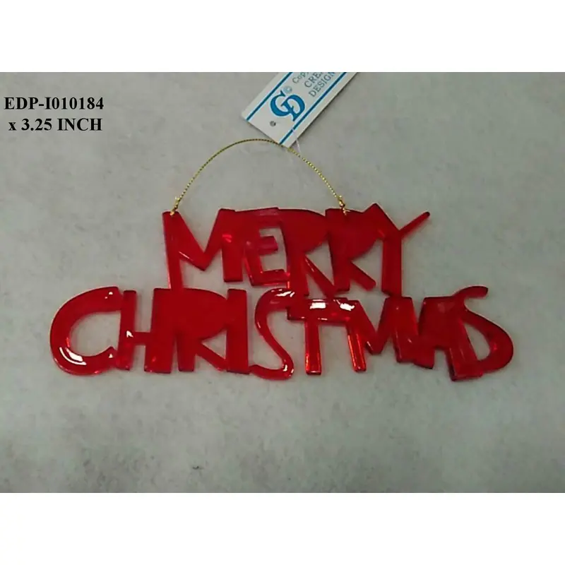 Acrylic Christmas Hanging Signage