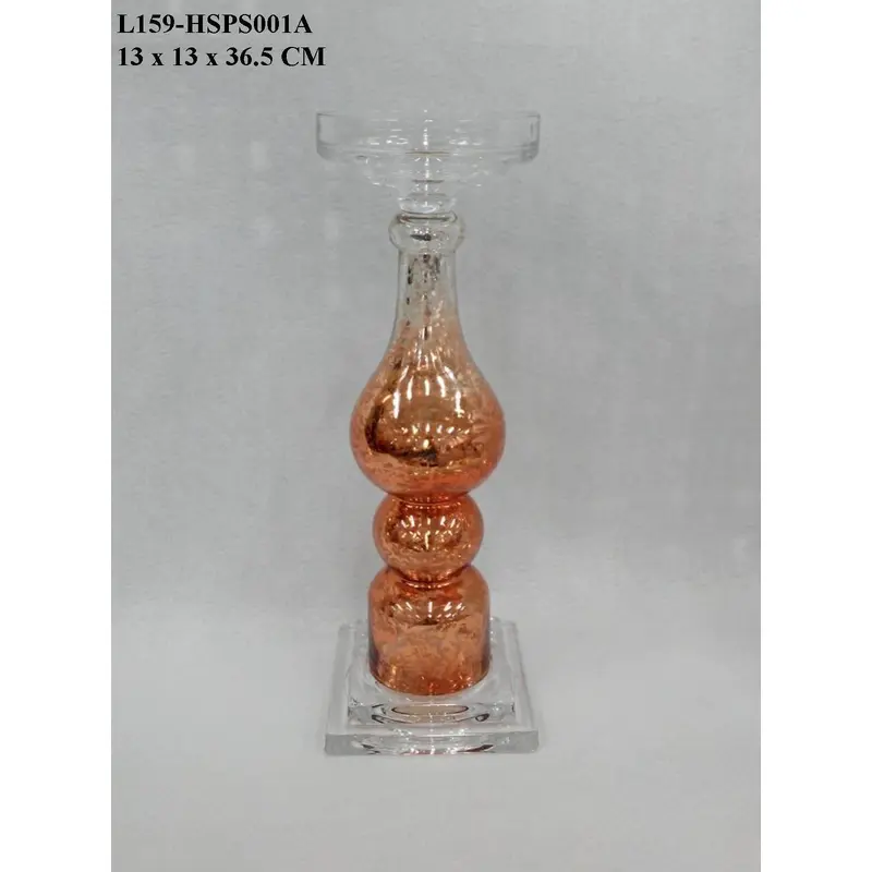 Clear/Glass Ombre Candle Holder