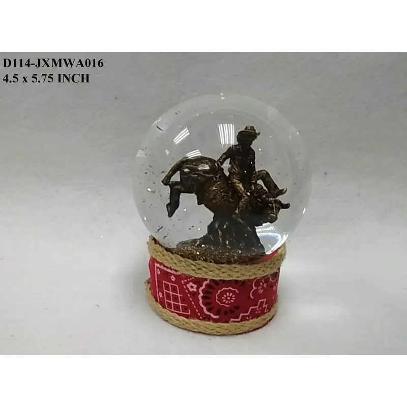 Cowboy Water Globe