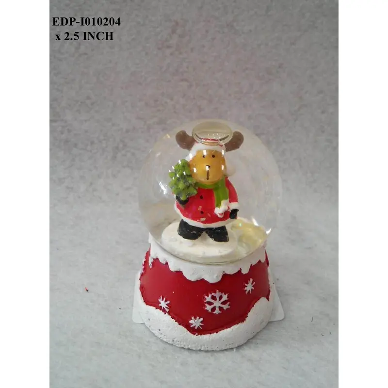 Deer Snow Globe