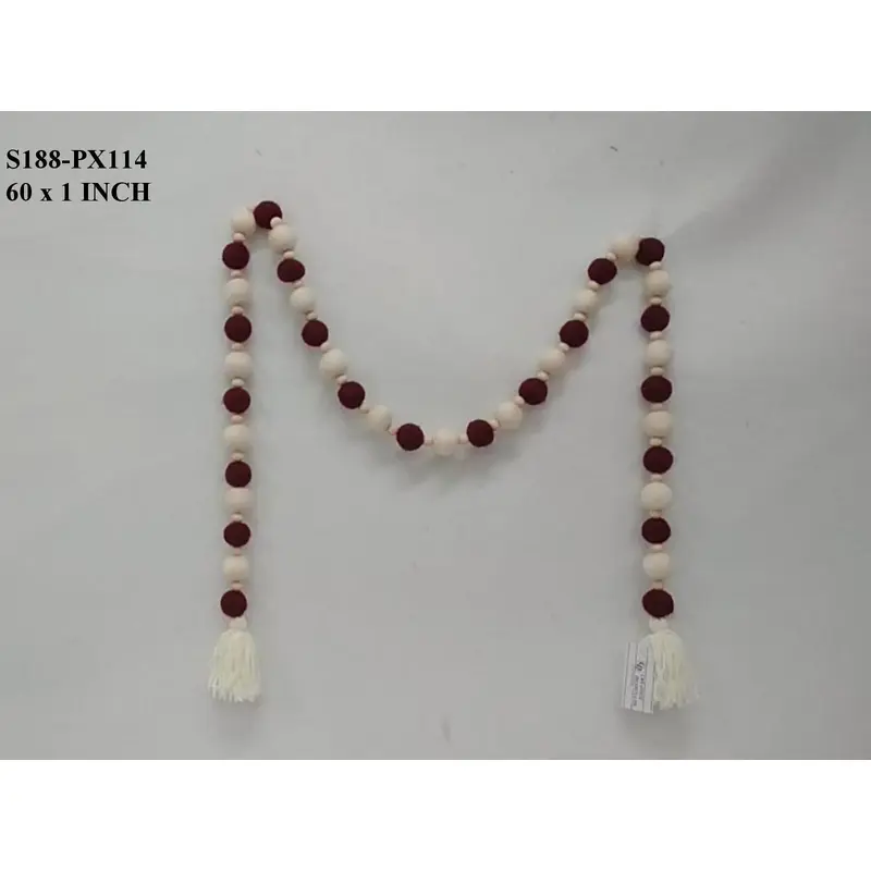 Red/White Bead Garland