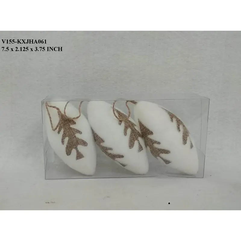 White/Tree Design Shatterproof Boxed orn