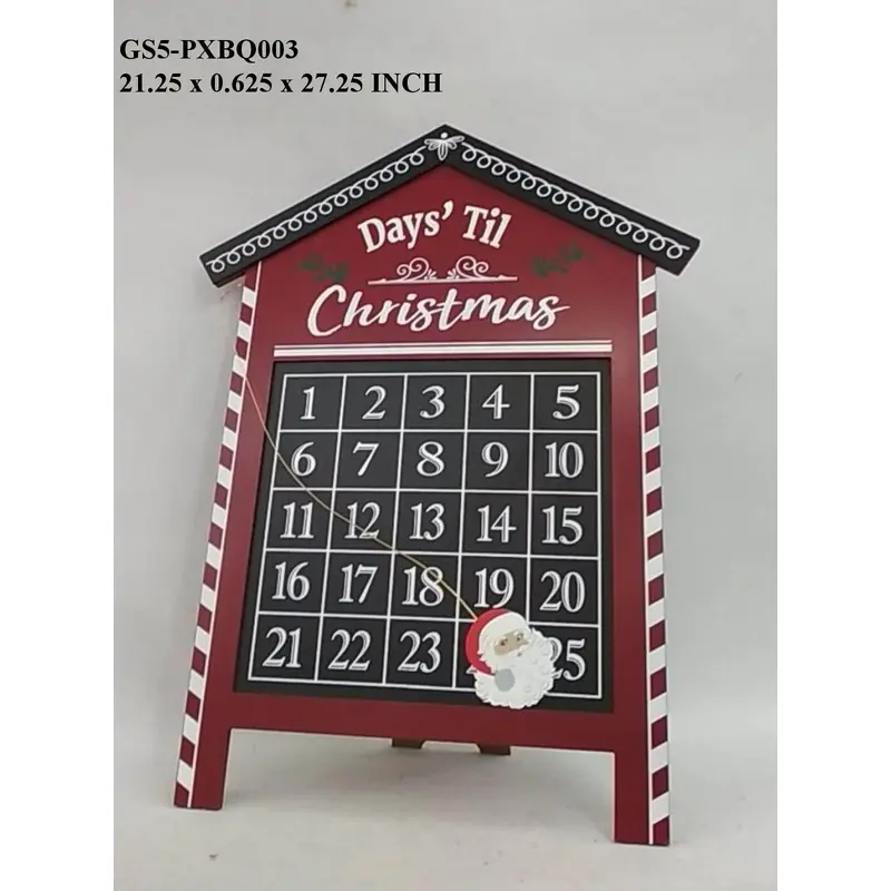 Wooden House Advent Calendar