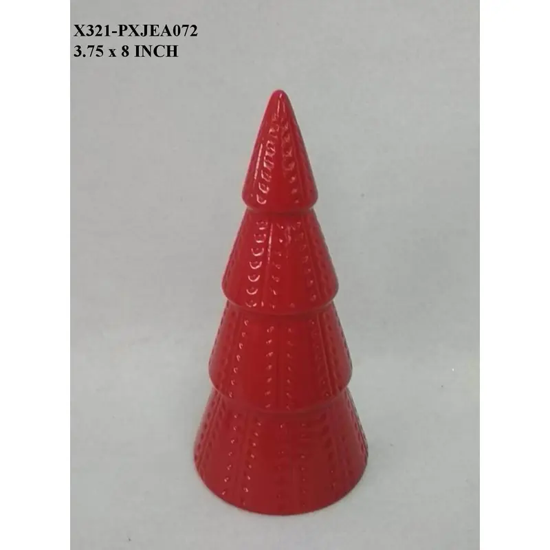 Ceramic Red Cone Tree