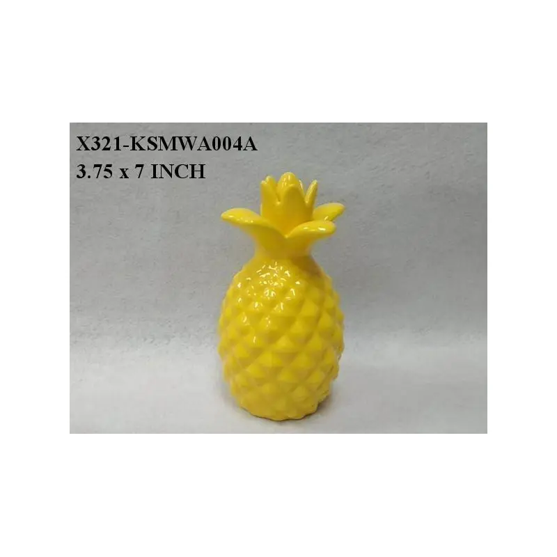 Ceramic Yellow Pineapple Table Decoration
