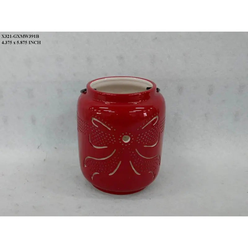 Red Ceramic Lanten