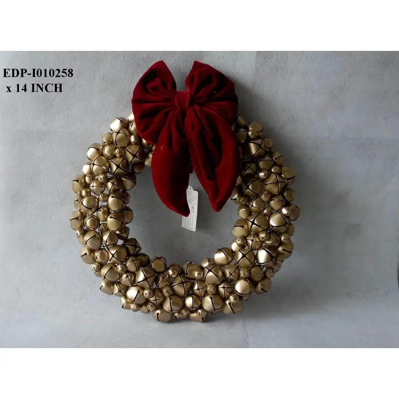 Tiny Bells Wreath with Bow