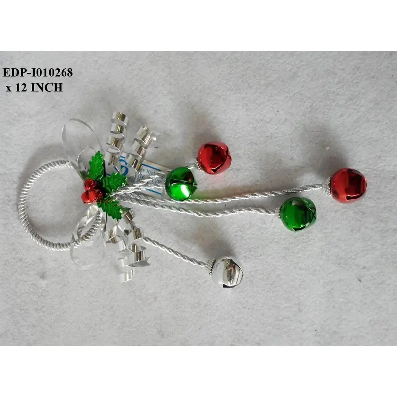 Traditional Red/Green/Silver Hanging Door Bells