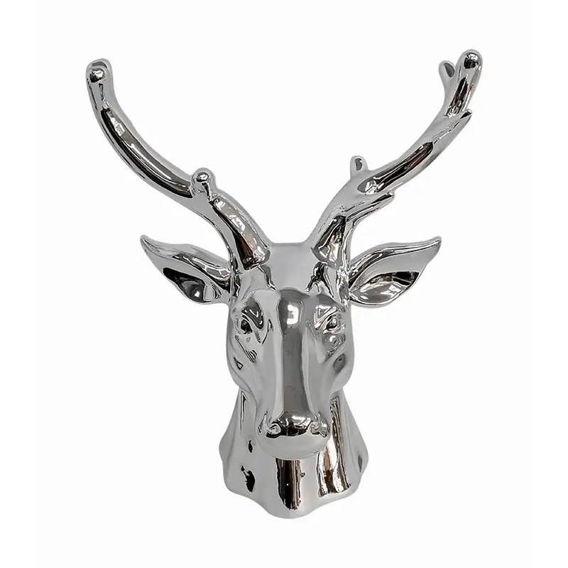 10.5" Ceramc Deer Head