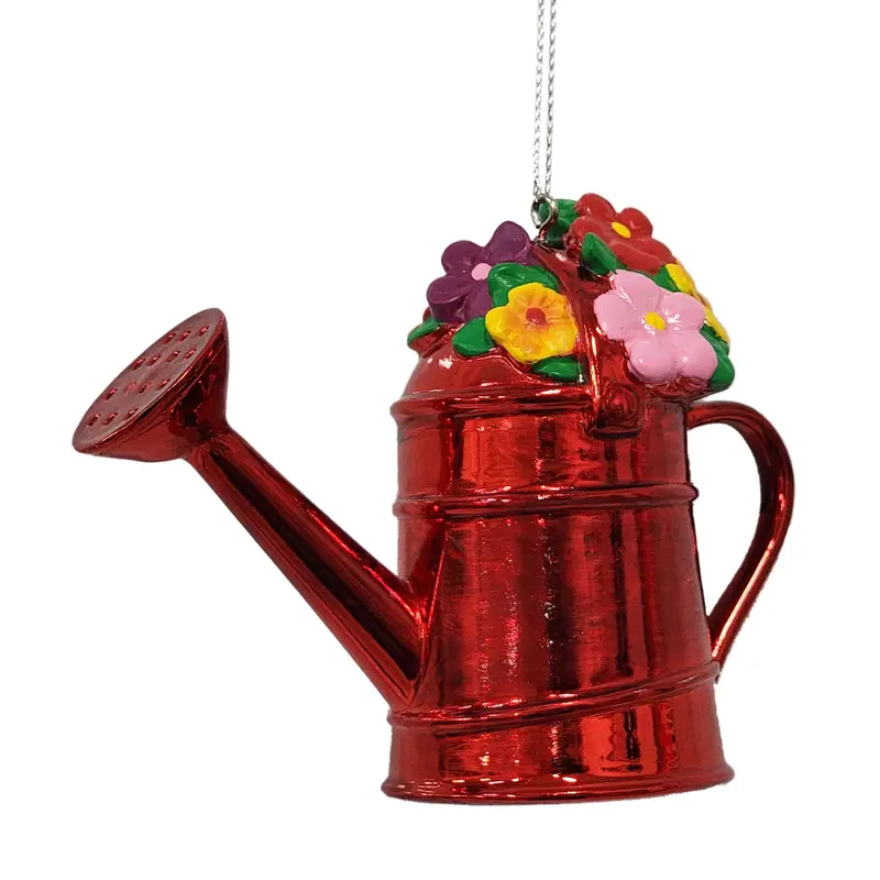 4" Resin Watering Can Ornament