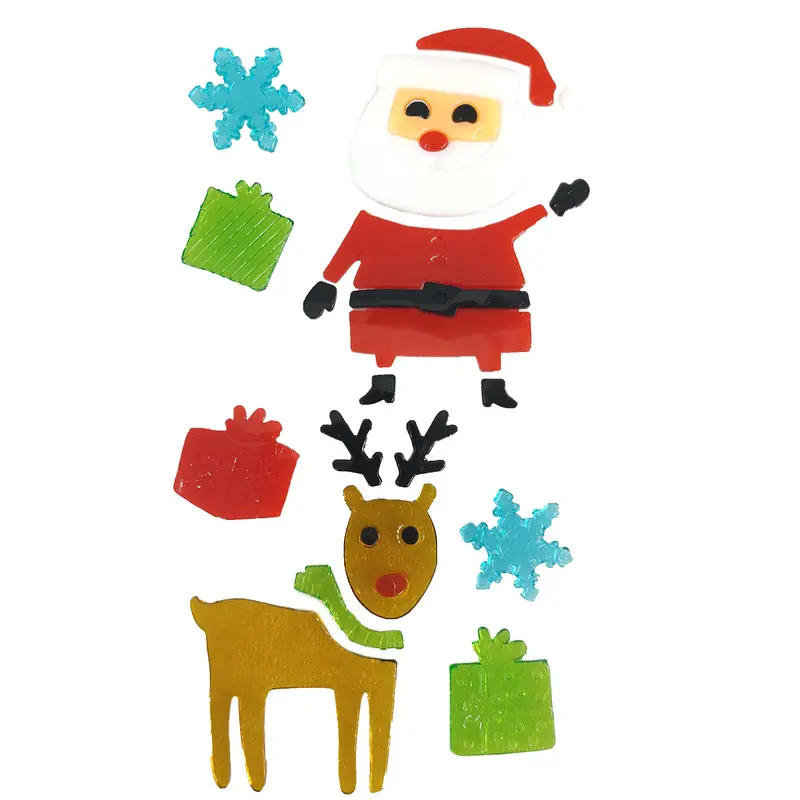 6 X 10 Reindeer Gel Cling