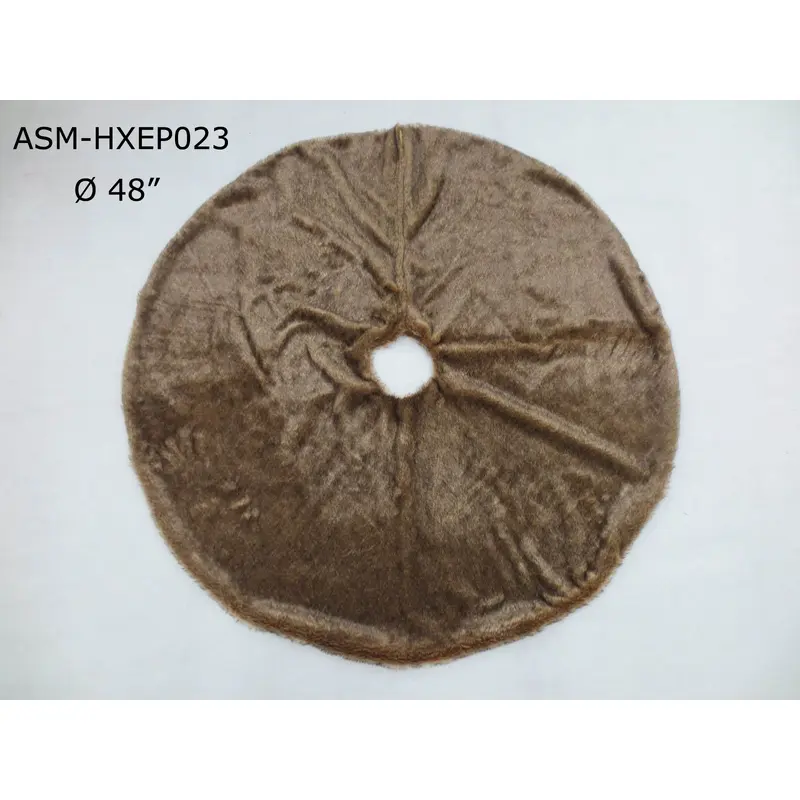 Fabric Brown Tree Skirt