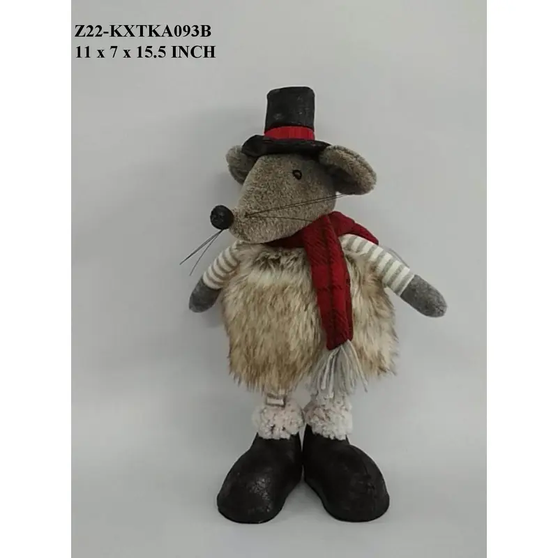 Fabric Christmas Mouse