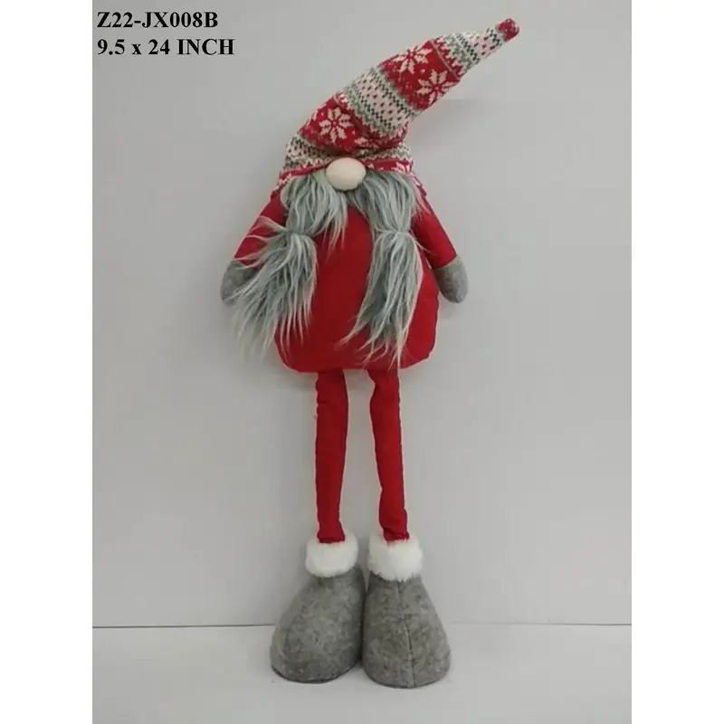 Fabric Christmas Standing Gnome
