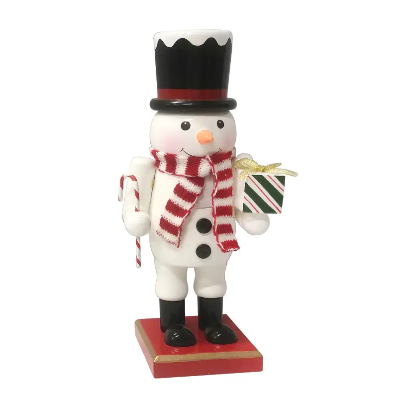 Nutcracker Snowman 9" H