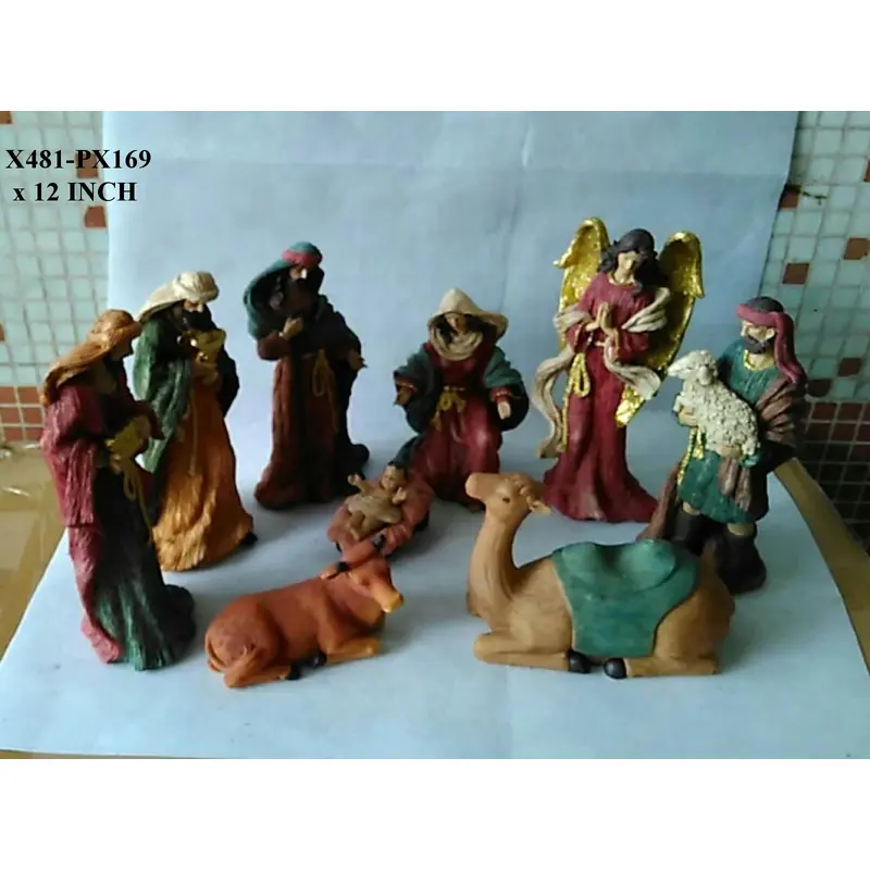 Polyresin Traditional Nativity Set