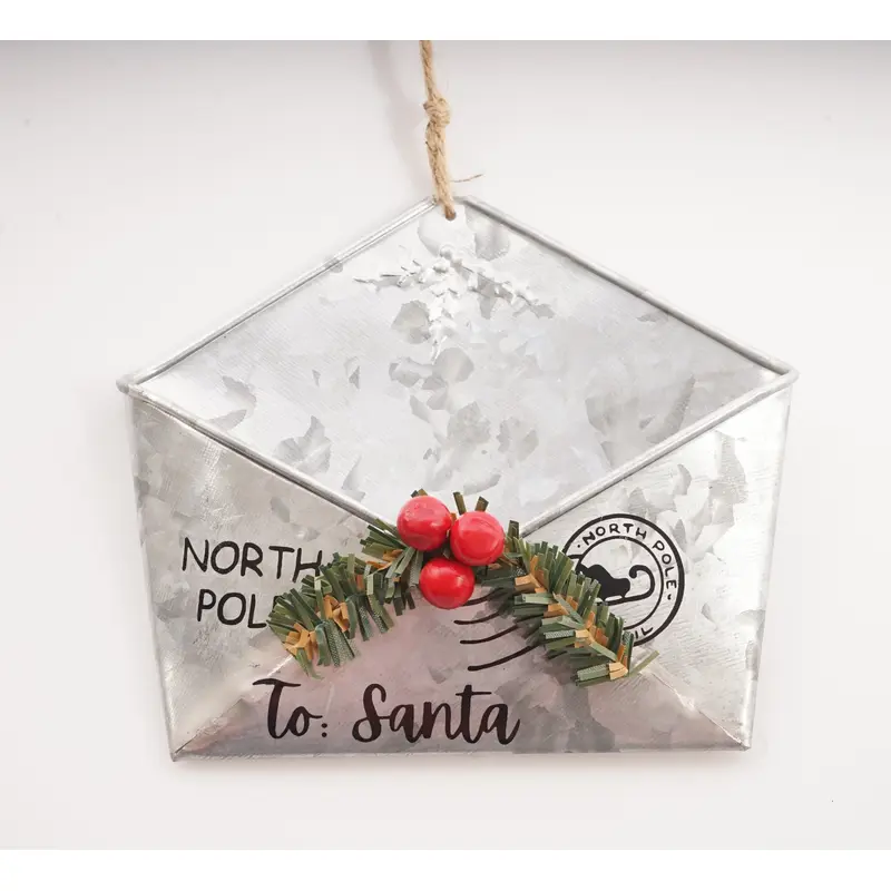 Metal Envelope Ornament