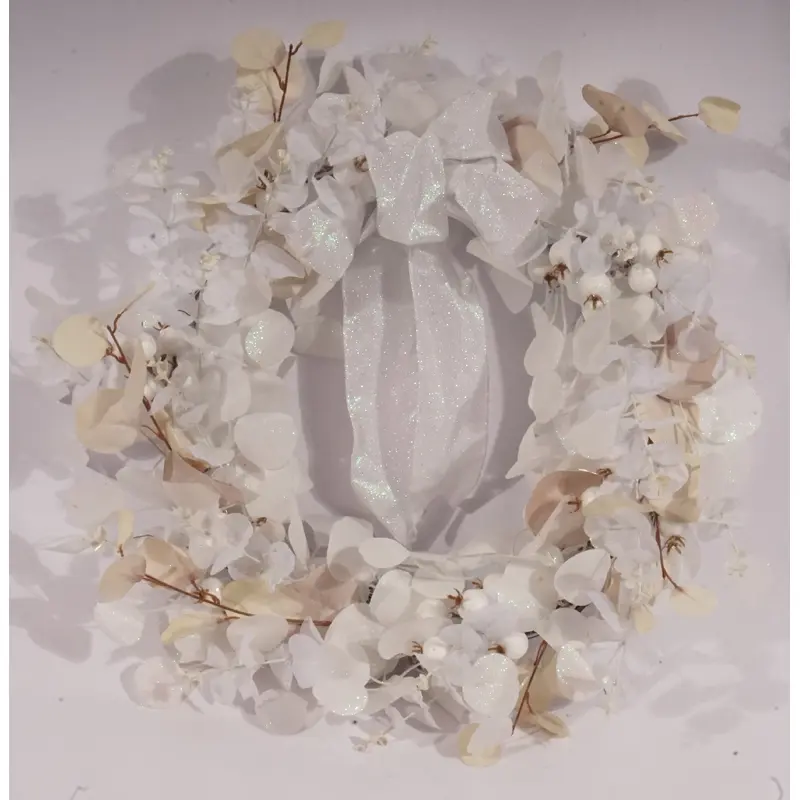 White Eucalyptus Wreath