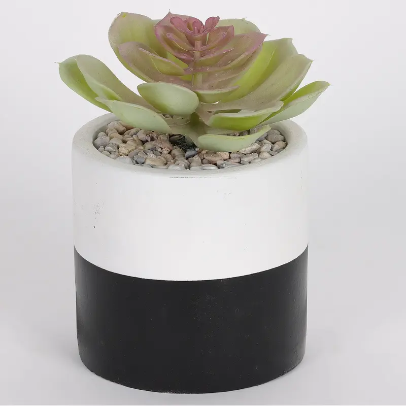 3.75 X 3.75 X 5.5"H ARTIFICIAL SUCCULENT DECOR