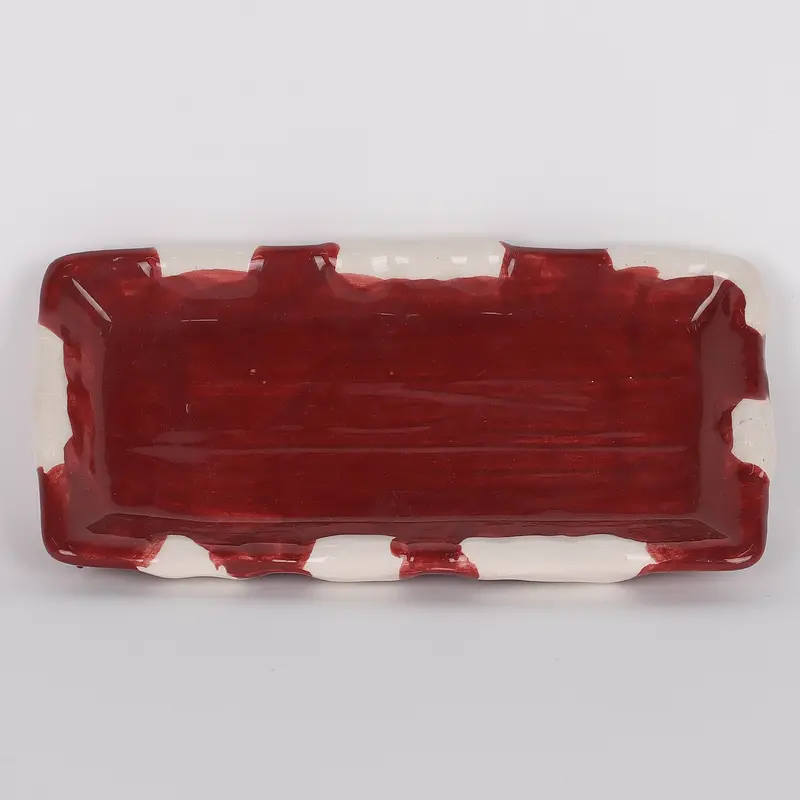 4.25 X 2.5 X 0.75"H HOLIDAY PLATE DECOR