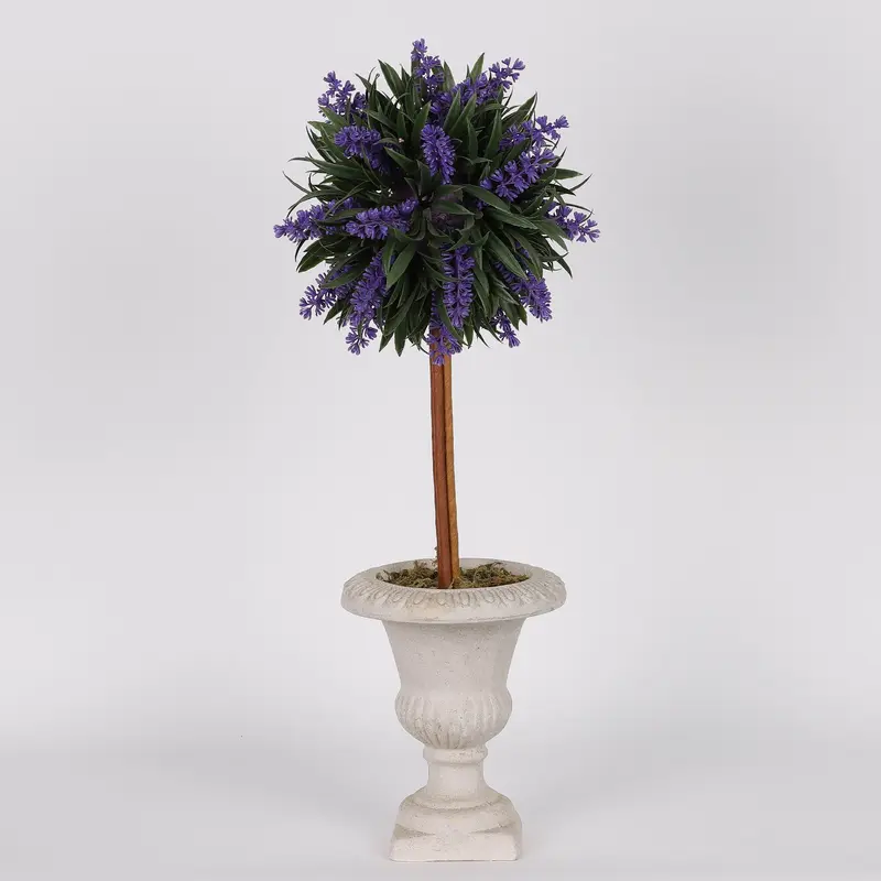 6 X 6 X 20"H ARTIFICIAL FLORAL DECOR