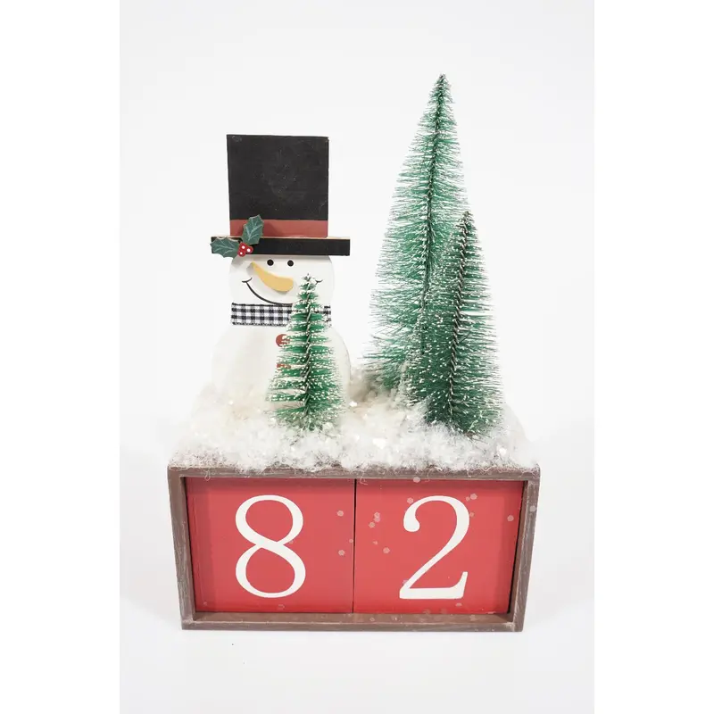 Snowman Woodland Advent Calendar