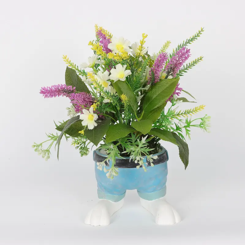 Easter Floral Arrangements with Bunny Feet Base