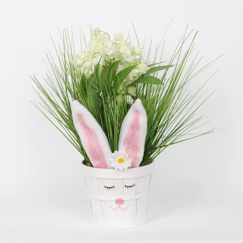 Easter Floral with Bunny Head Base
