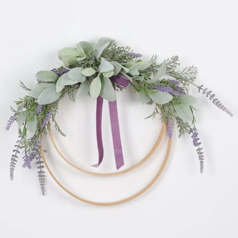 Spring Light Green Floral Wreath