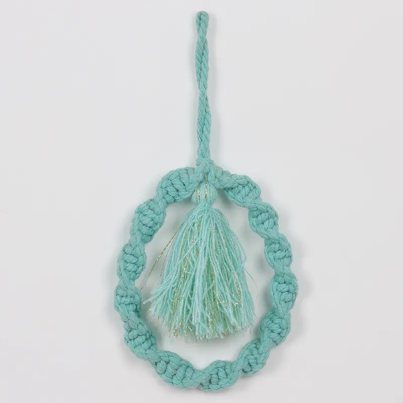 Easter Hanging Decor with Tassle in Blue