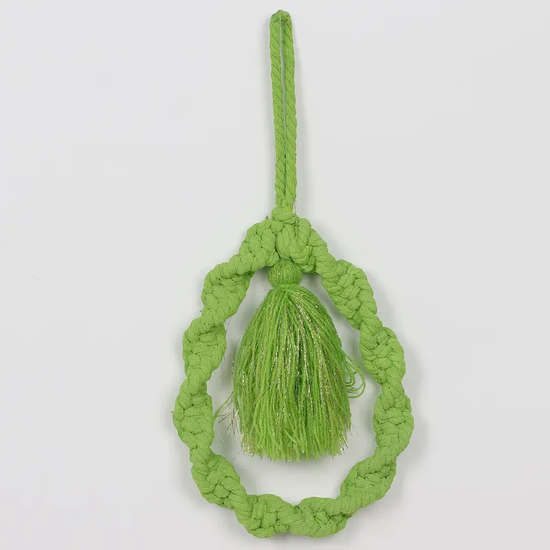 Easter Hanging Decor with Tassle in Green