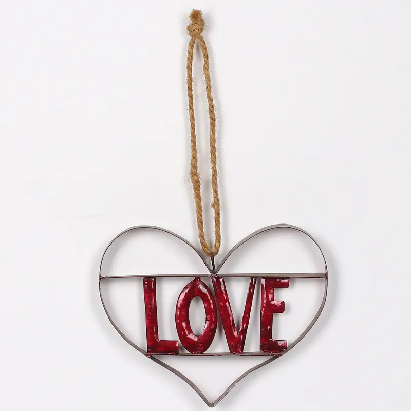 Valentines Hanging Wooden Heart