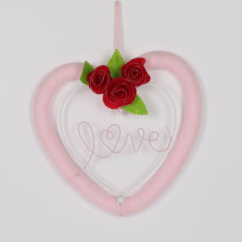 Valentines Pink Hanging Heart