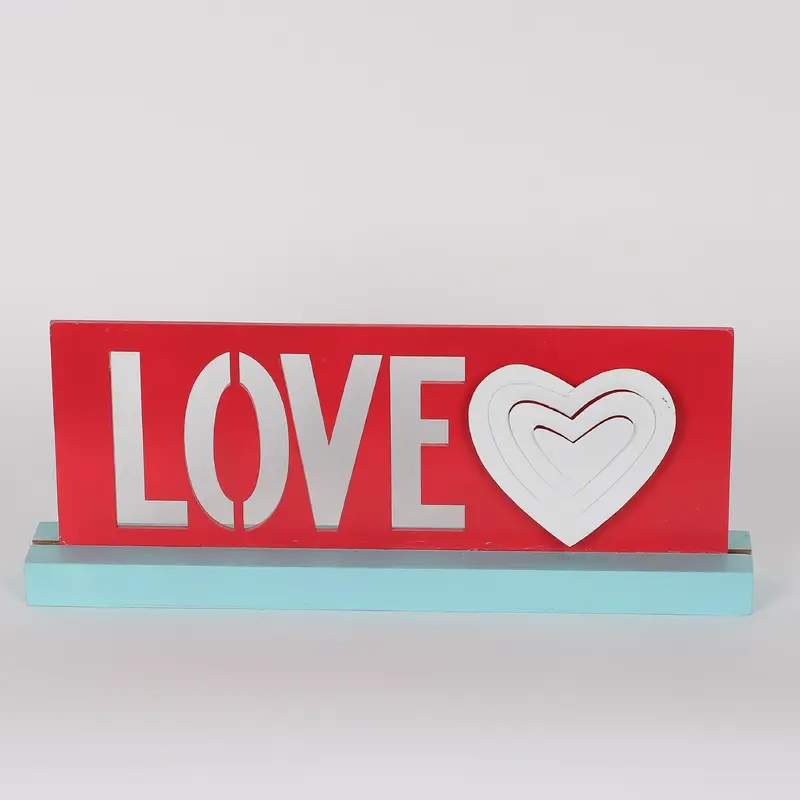 ValentinesTable Top Signage in Red