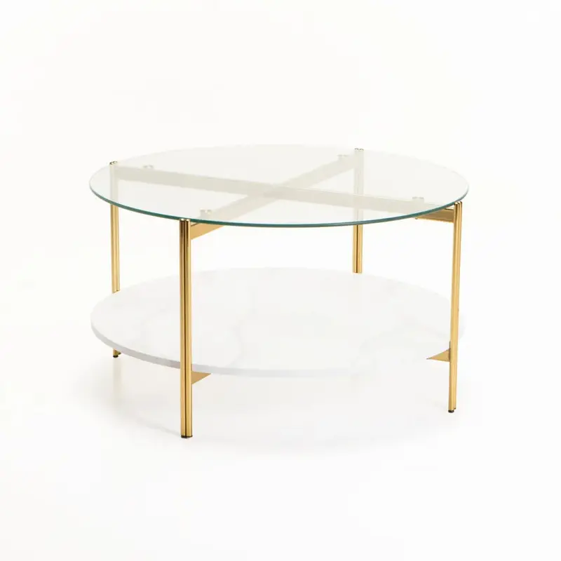 AMORE 80cm ROUND COFFEE TABLE