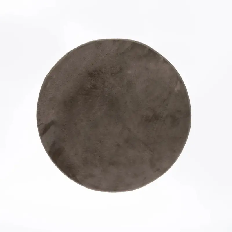 ARIEL ROUND FAUX FUR RUG