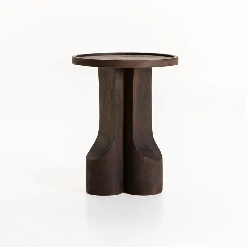 LEELA SOLID WOOD SIDE TABLE