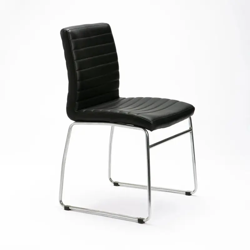 MIA LEATHER TOUCH CHROME DINING CHAIR